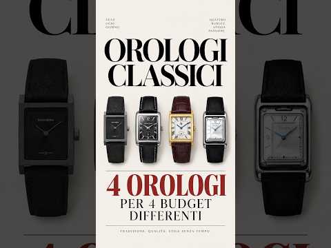 Video Cerchi un Orologio in Stile Cartier? eccon4 Orologi Classici in Stile Cartier per 4 Budget Diversi