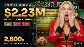 $2.23M Paid on Crazy Time! Top 4 Big Wins