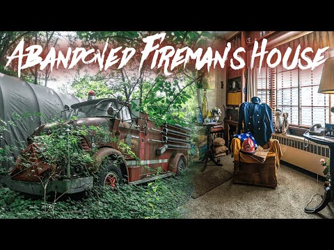 Retired Abandoned Fireman's House EVERYTHING LEFT BEHIND