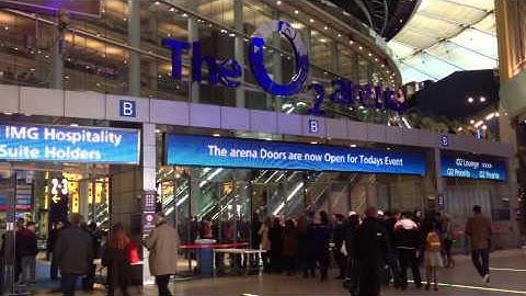 Inside The O2 Arena, London