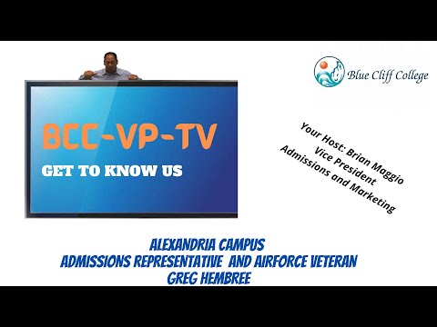 Blue Cliff College Alexandria Admissions Representative and Airforce Veteran Greg Hembree