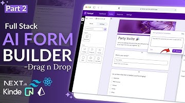 Build AI Form Builder Drag and Drop with Next.js, React, GeminiAI, Prisma, Neon Postgres, Kinde 2/2