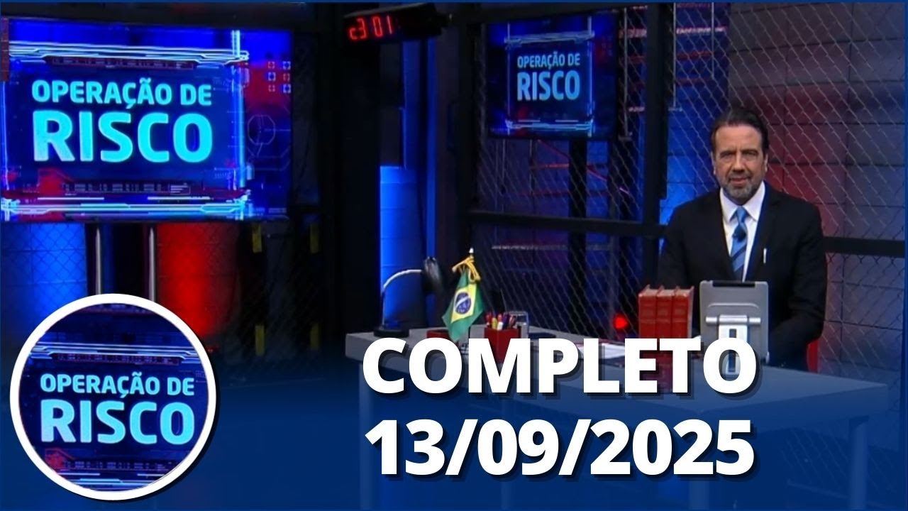 Operação de Risco: Fuga, extorsão e mais (13/09/25) | Completo