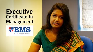 An introduction to the Executive Certificate in Management (ECM) at BMS.