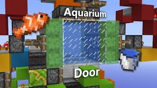 Door FILLED with WATER? | Minecraft Redstone