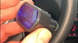 PKW Batterie am Zigarettenanzünder Test Digital Voltmeter Voltmesser  Spannungsanzeige Audi Anleitung 