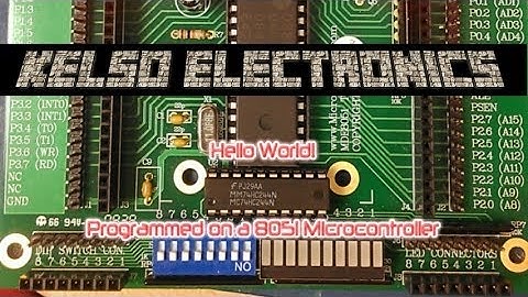 Hello World! on a 8051 Microcontroller