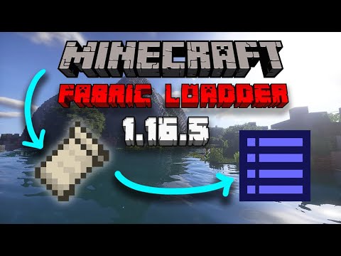 Minecraft Tutorial | How to install fabric loader 1.16.5 - YouTube