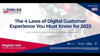 NJThrives #031: The 4 Laws of Digital Customer Experience You Must Know for 2022