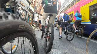 Drum & Bass on the bike - Dublin - raw file , no music
