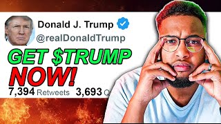 DONALD TRUMP JUST LAUNCHED A MEME COIN! $TRUMP REAL?! TRUMP COIN