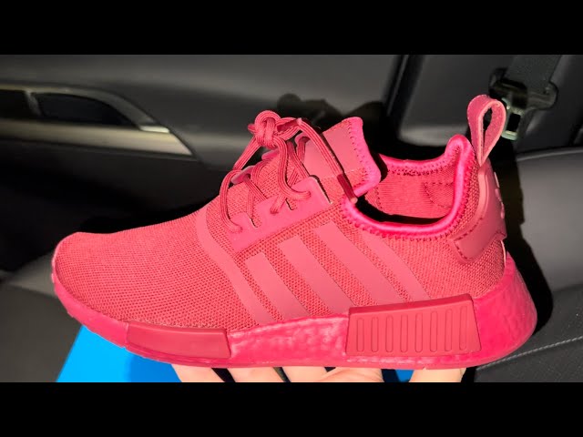 adidas gazelle silver green womens adidas Nmd R1 Cloud White Acid Red (Women's)