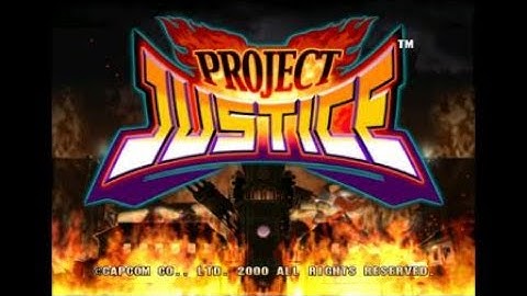 20 Mins of... Project Justice Intro (US/Capcom Fighting Collection 2)