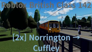 [2x] Roblox British Railway Class 142 Norrington → Cuffley