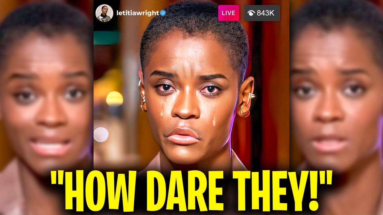 Letitia Wright Reacts To Media EXPOSING Her For S*xual Misconduct