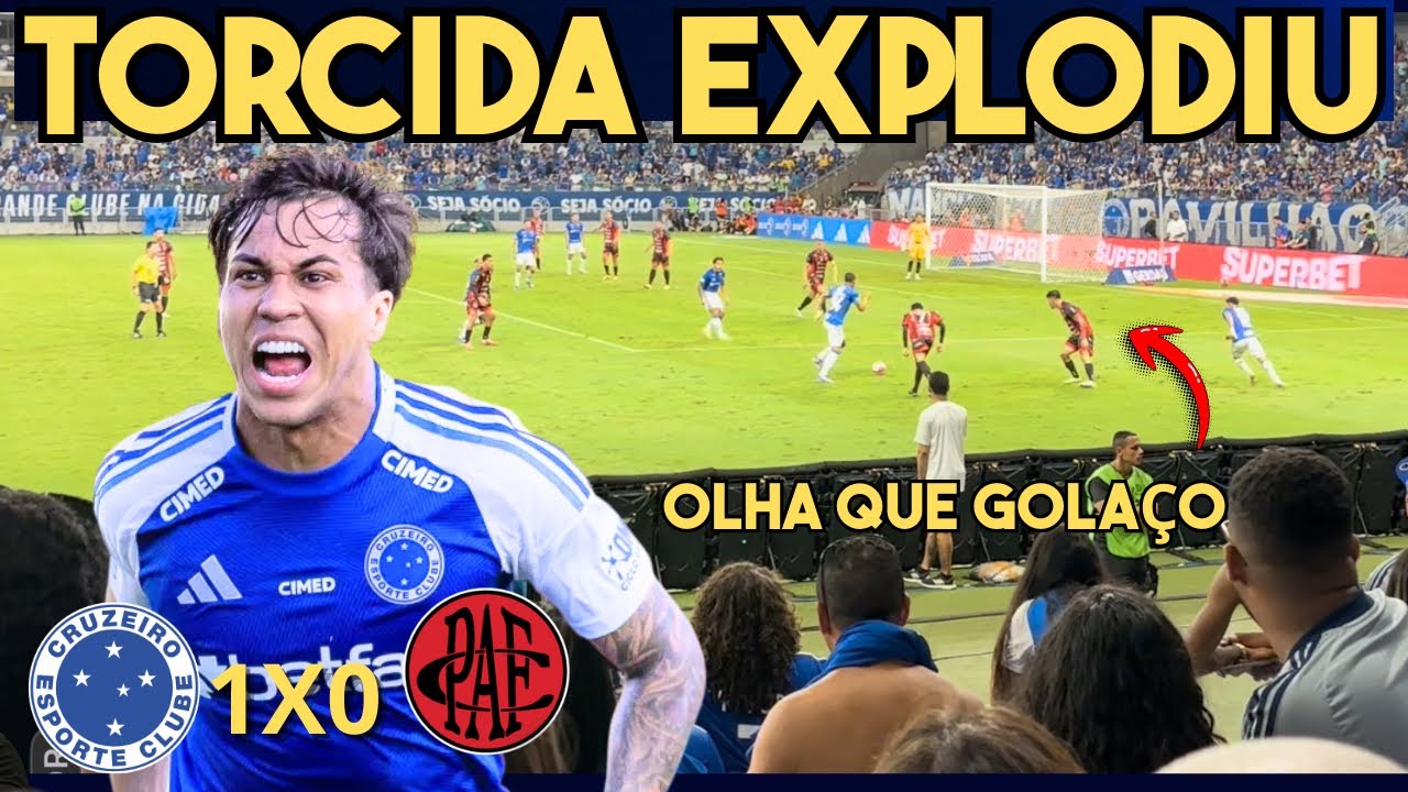 TORCIDA DO CRUZEIRO EXPLODIU COM GOL NO FINAL - BASTIDORES