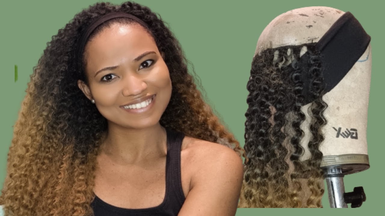 como hago una peluca de Banda/ peluca sin cierre ni frontal