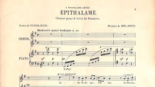 Mel Bonis - Epithalame, Op. 75