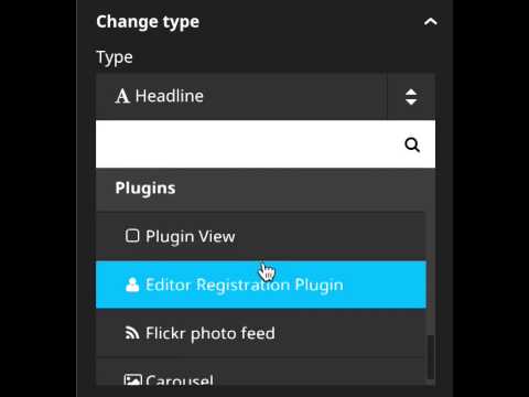 Node type editor