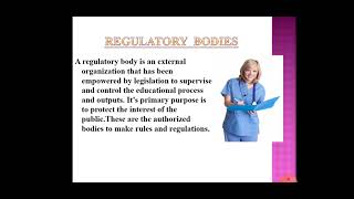 Regulatory Bodies In Nursing | Regulation in Management | Regulatory System | Nursing Management