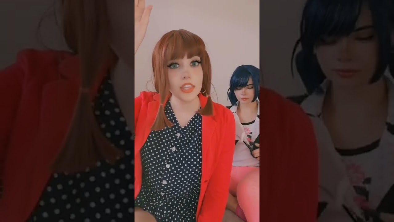Marinette is cutting my hair! | Marinette Dupain-Cheng and Lila Rossi #cosplay | Miraculous Ladybug