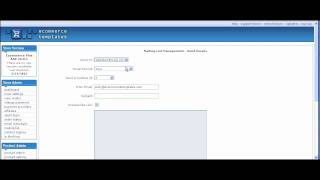 Newsletter / mailing list feature for Ecommerce Templates shopping cart software