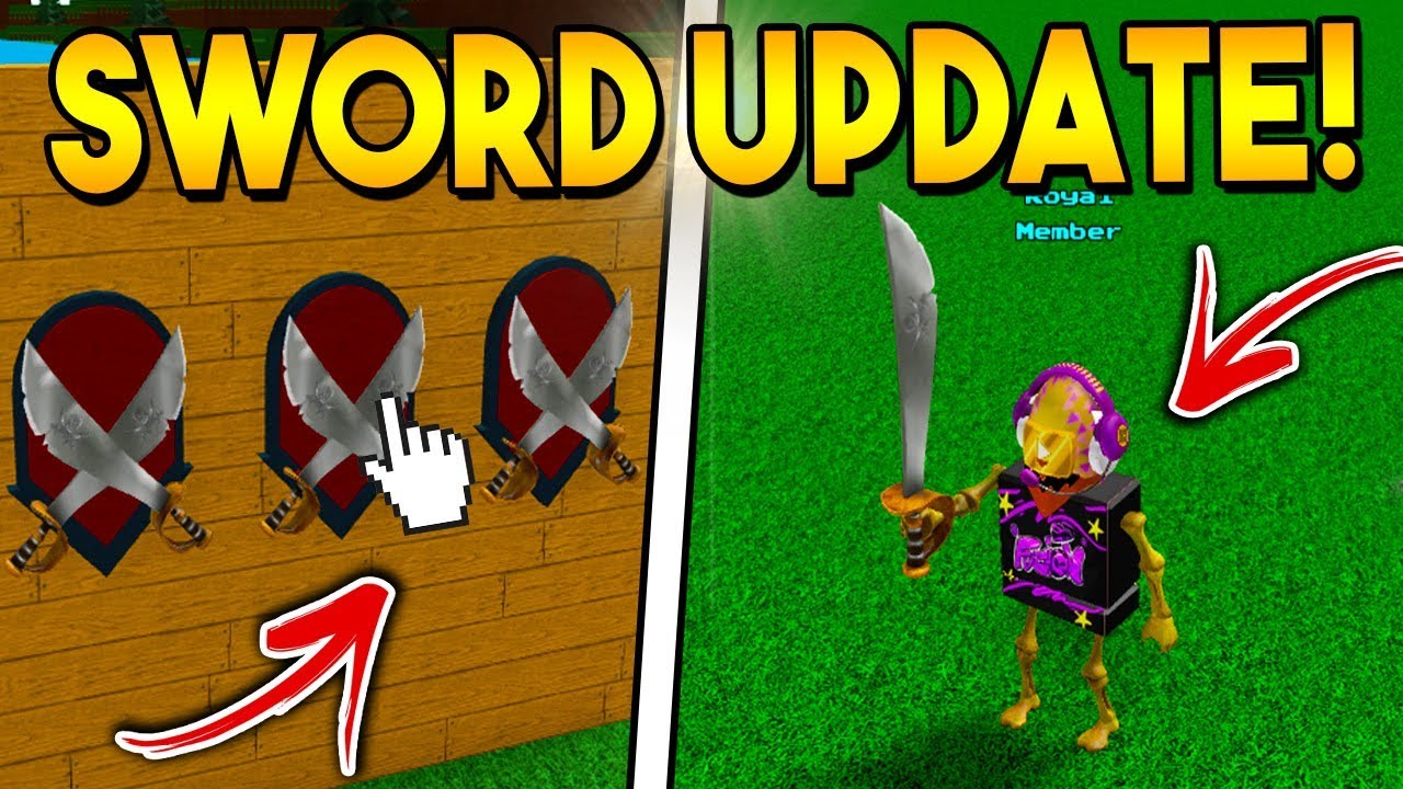 New Sword Update Egg Hatched Build A Boat For Treasure Roblox Youtube - custom swords tutorial roblox build a boat for treasure