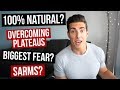 Identifying a TRUE Natural lifter? My Biggest Fear? Overcoming Plateaus? | Q&A with TIMESTAMPS