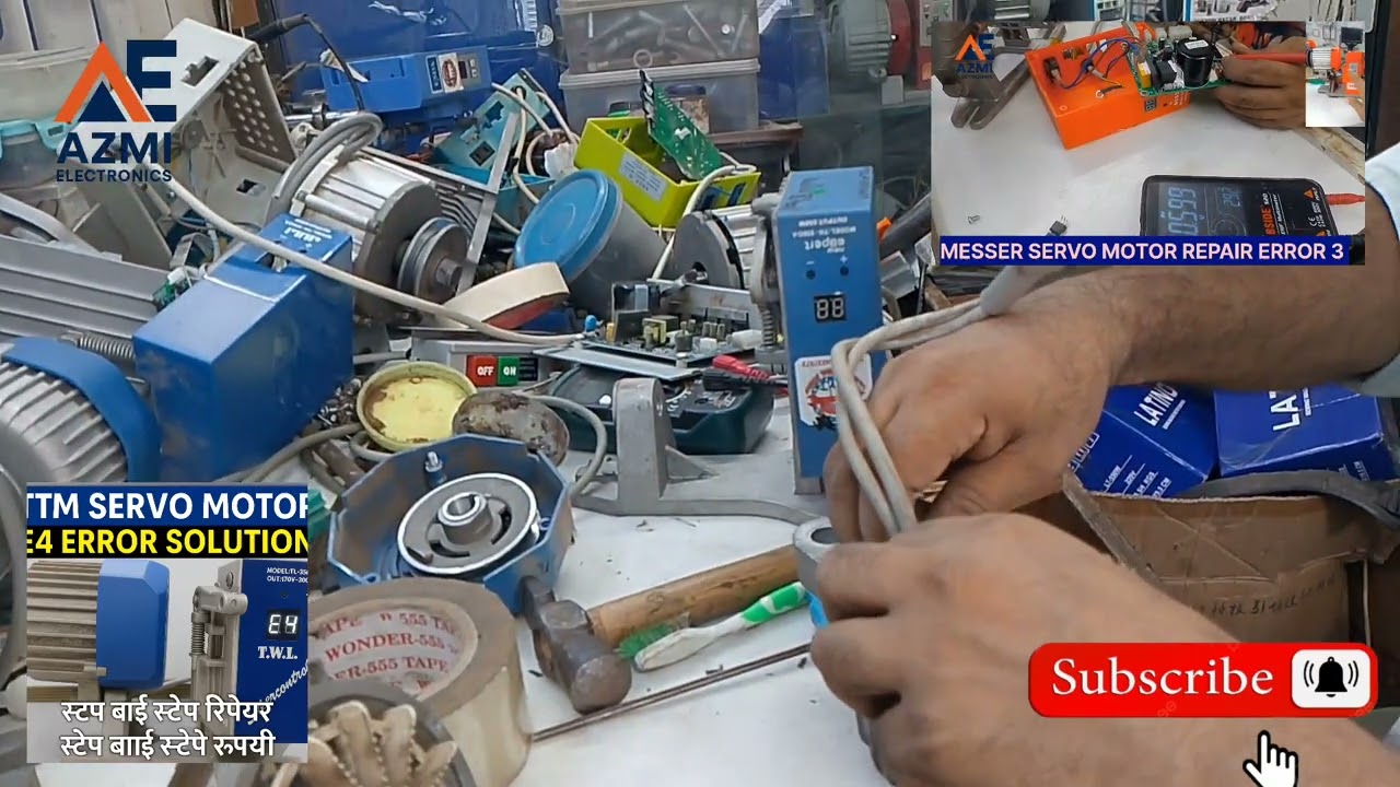 New Expert Servo Motor Error7 Repair |Easy Step-by-Step Solution/AZMI Electronics Servomotor Repair 