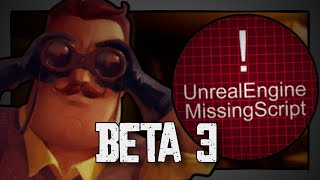 HELLO NEIGHBOR PROTOTYPE BETA 3 SECRETS - [Clown Neighbor, UEMS Portal & How To Escape Map]