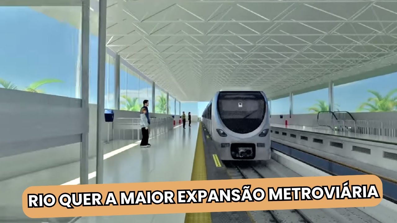 RIO APRESENTA AS NOVAS LINHAS DO METRÔ