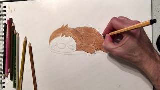 How to draw a sloth - kawaii style!