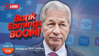 JPM Earnings Surge, $SPY Futures TANK❗ $NVDA Has China Trouble | Live Trading Oct 14