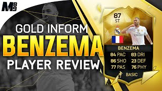 Fifa 16 If Benzema Review 87 Fifa 16 Ultimate Team Player Review In Game Stats