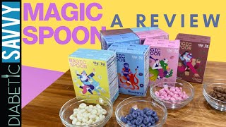 MAGIC SPOON CEREAL REVIEW -  DIABETIC FRIENDLY BUT DOES IT TASTE LIKE MAGIC? by Diabetic Savvy with Davis Knight 9,402 views 4 years ago 11 minutes, 53 seconds