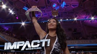 Hd Tna Impact July 24, 2014 - Taryn Terrell Vs. Gail Kim - Tiebreaker Match - Tbp Attack