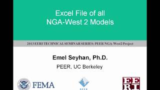 7 - NGA West 2 (2013) - Excel File of all NGA West 2 Models