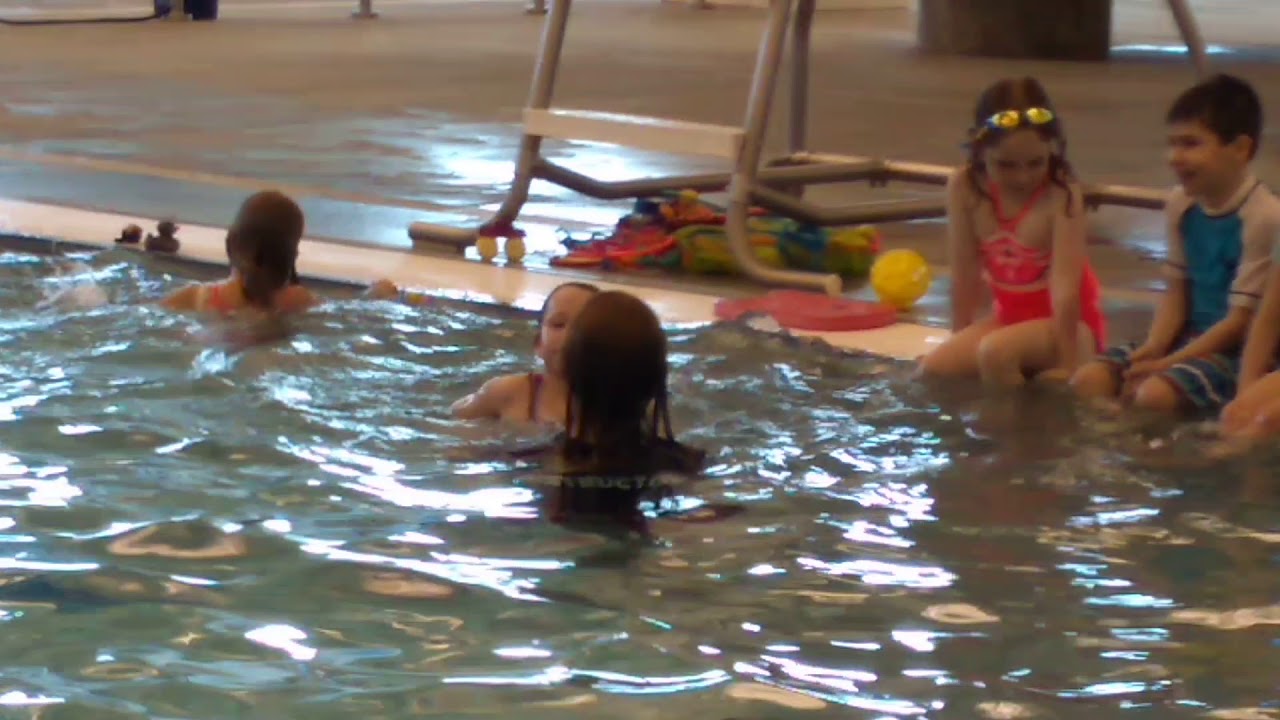 FAITH TRAVIS 1ST SWIMMING LESSONS VIDEO 3 4/9/2019 Kingsport Aquatic