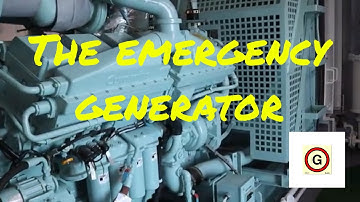 How to Start the Emergency Generator on a Ship 🔌  🚢