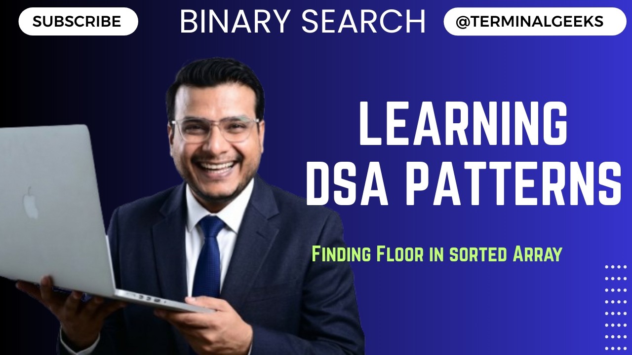 Binary Search | Finding floor in sorted array - YouTube