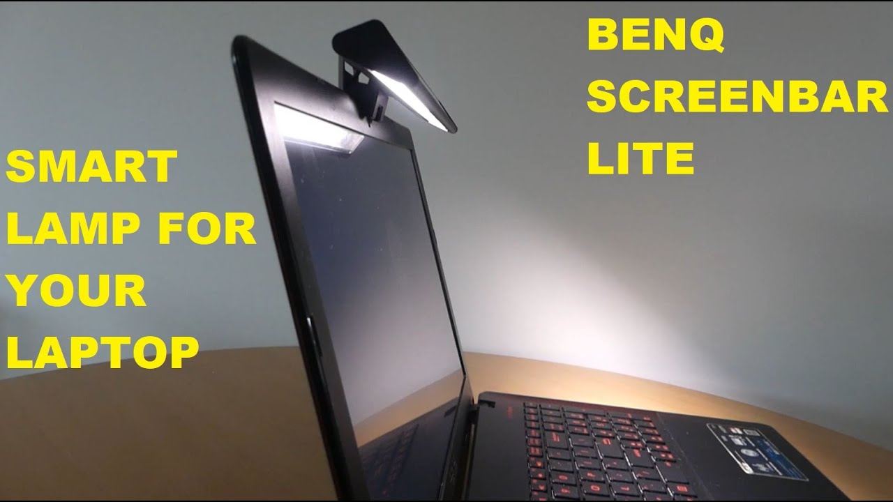 Benq Screenbar Lite Review Smart Lamp Bar For Your Monitor Laptop Youtube