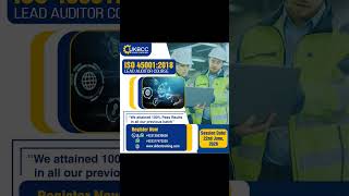 ISO 45001 :2018 Lead #Auditor Course ISO 45001