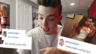 REACTING TO MY GIRLFRIENDS INSTAGRAM COMMENTS #2