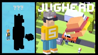 CROSSY ROAD ACE / JUGHEAD UNLOCK | NEW Secret Character Micro Update | 50 Burgers w Archie / Rocky