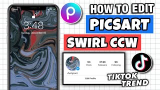 SWIRL PICSART WALLPAPER | HOW TO EDIT SWIRL CCW EFFECT ON PICSART | SWIRL PICSART TIKTOK | TUTORIAL screenshot 2