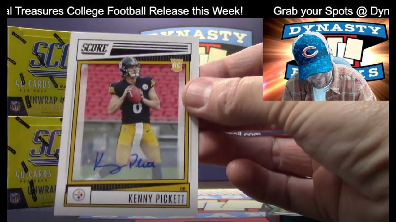 2022 Score Football Card 4 Box Partial Case Break #2   Sports Cards