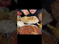 Asmr eating friedrice,Hakka noodles,Mutton curry,paratha