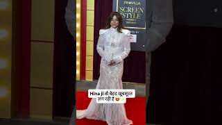 Hina Khan at Pinkvilla screen & style icons awards 2026....  #hinakhan #entertainment #e24