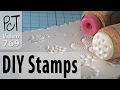 DIY Texture Stamps for Polymer Clay