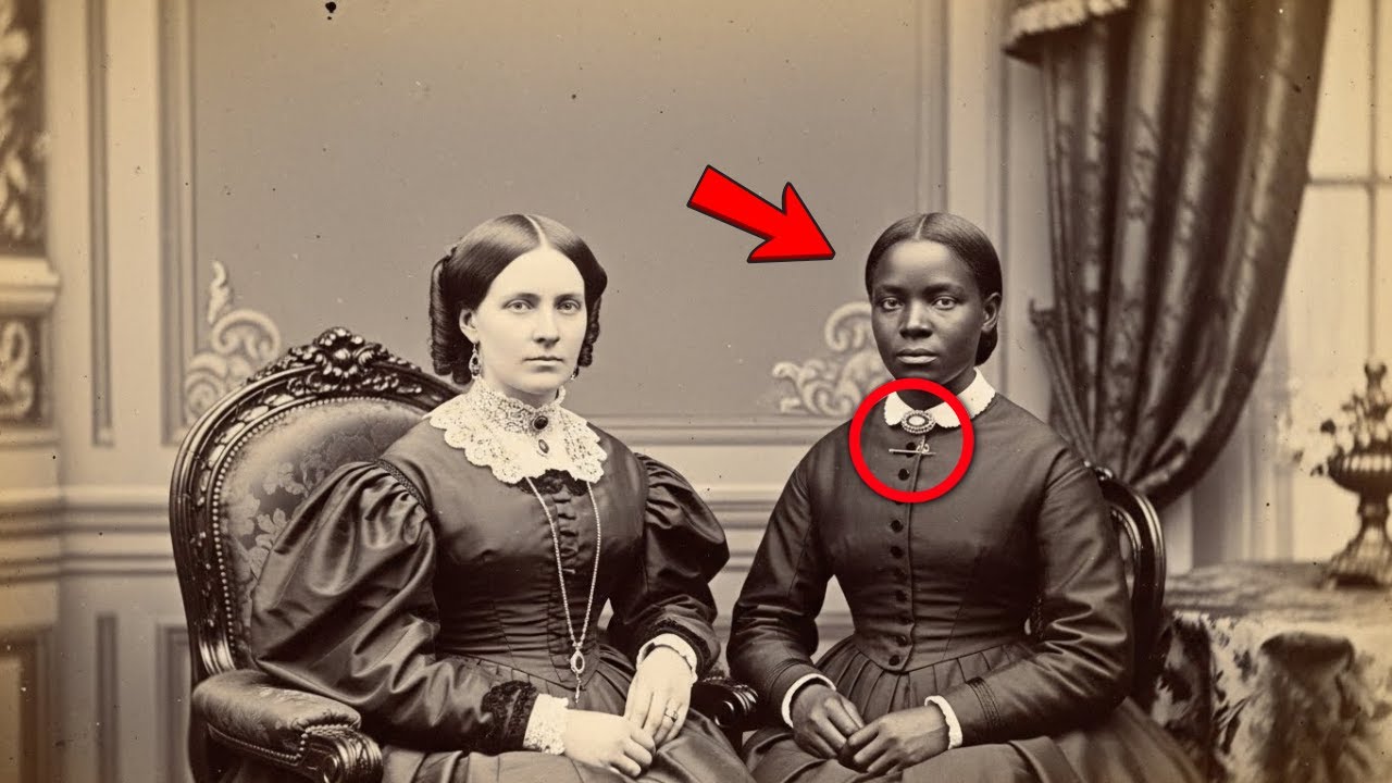 Era solo una foto de 1864 — pero el broche de la esclava ocultaba un símbolo prohibido